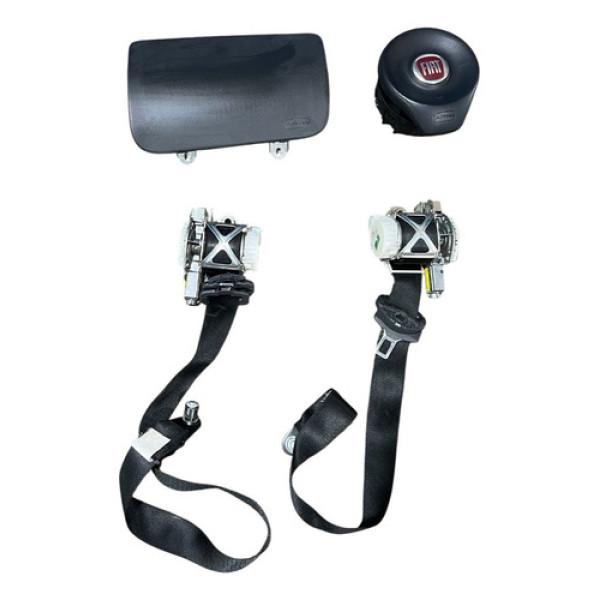 Kit Air Bag Fiat Grand Siena 2015 A 2022 Cinza Escuro