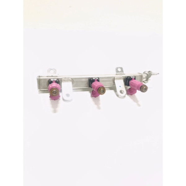 Flauta Com Bicos Injetores Hyundai Hb20 1.0 3cc 2013/2019