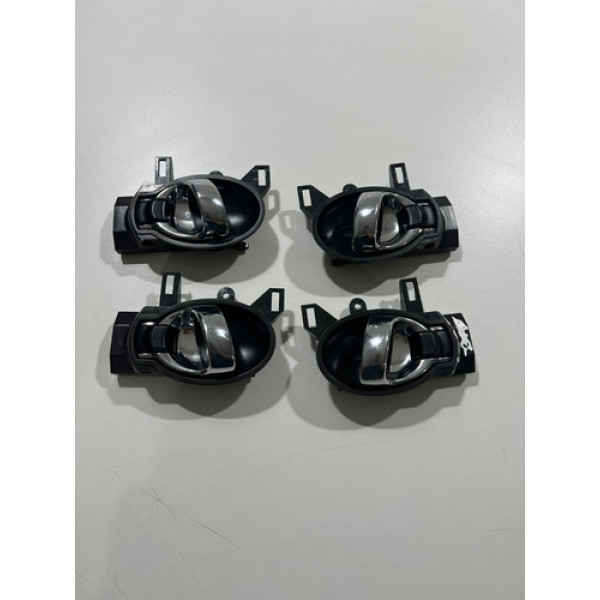 Jogo Puxador Interno Nissan Versa 2013 A 2019