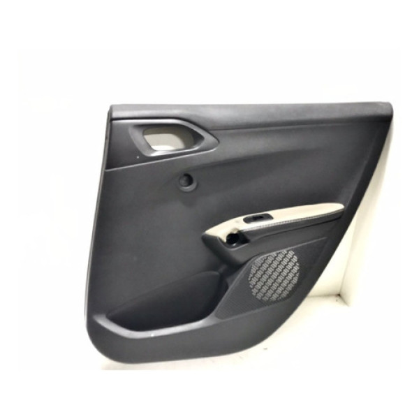 Forro Porta Traseiro Direito Peugeot 208 Griffe 18 Perfeito